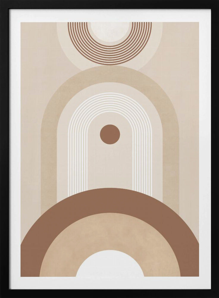 Beige Mid Century Poster No.2 - Poster / Art Print