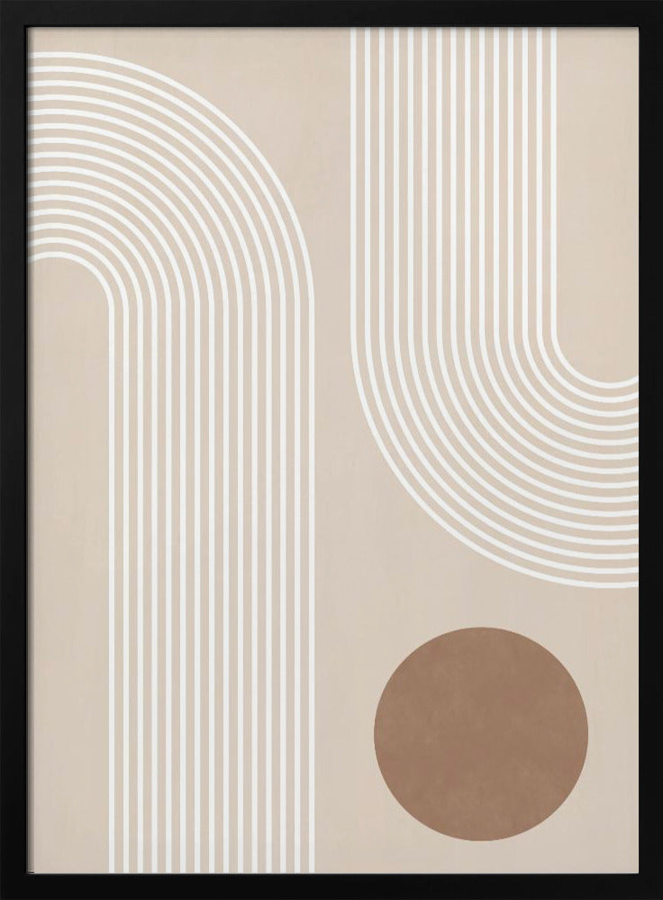 Beige Arc Poster No.1 - Poster / Art Print