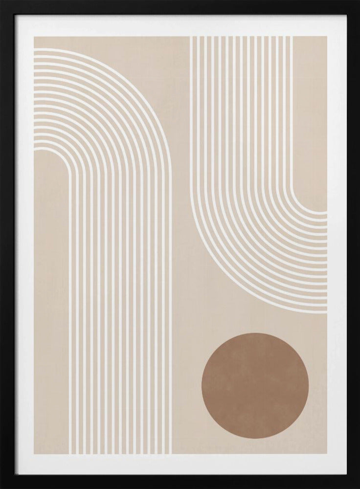 Beige Arc Poster No.1 - Poster / Art Print