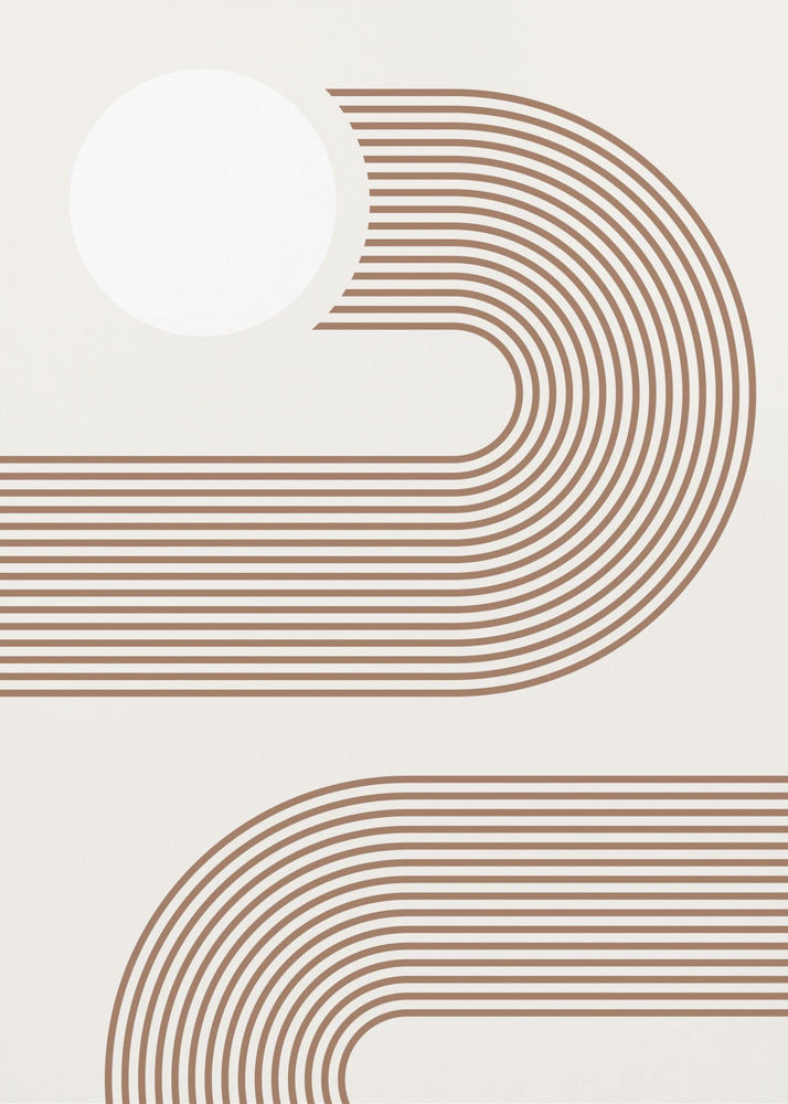 Beige Arc Poster No.2 - Poster / Art Print