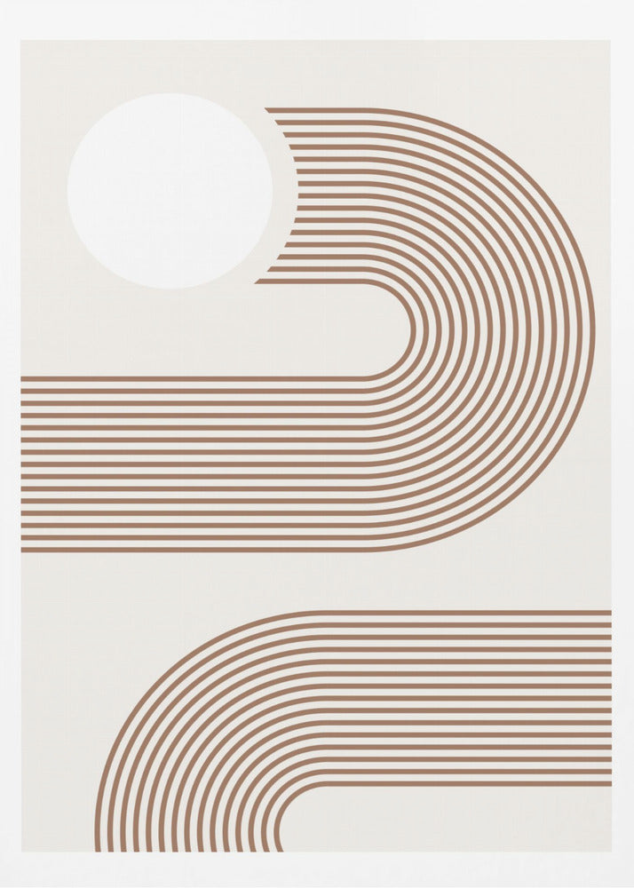 Beige Arc Poster No.2 - Poster / Art Print