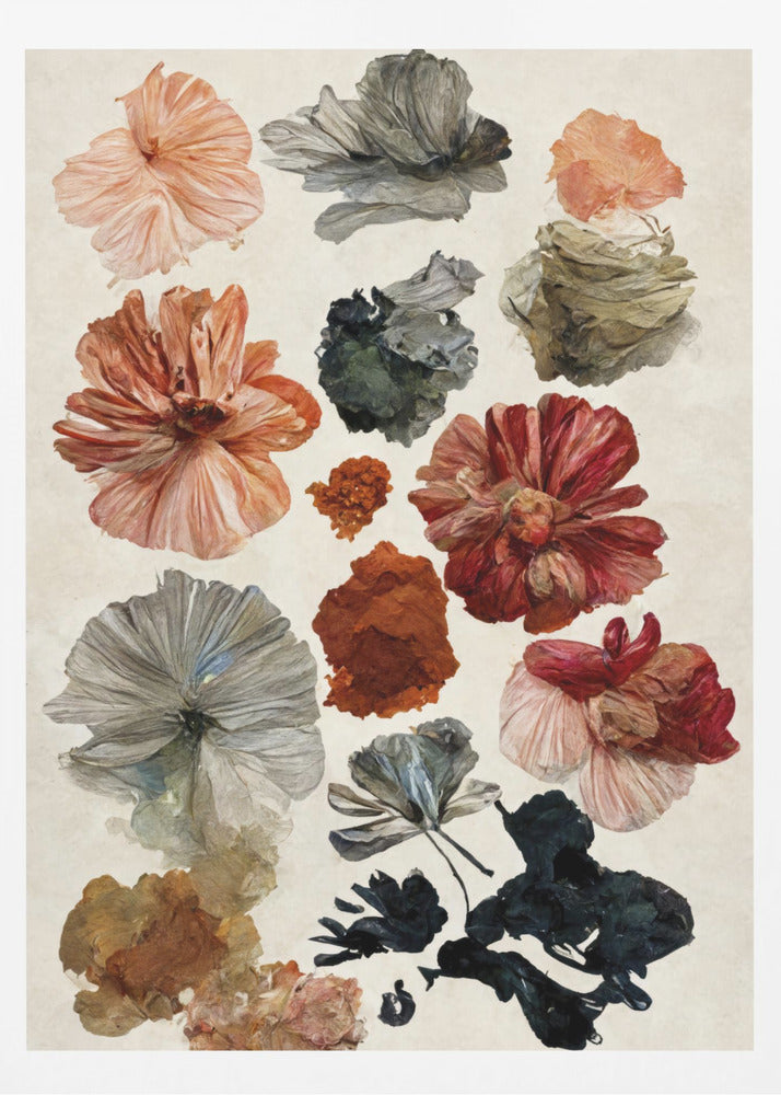 Dry Flower Collection - Poster / Art Print