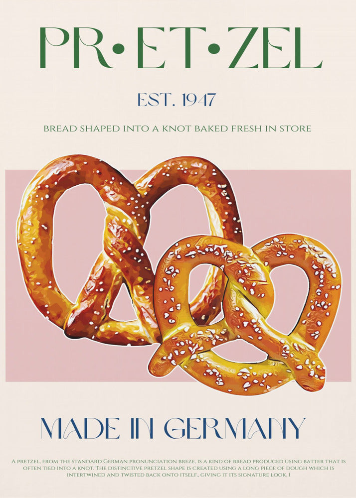 Pretzel Print - Poster / Art Print