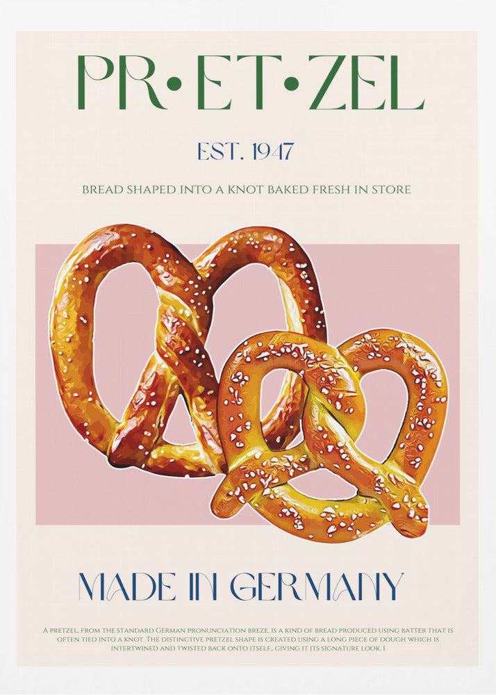 Pretzel Print - Poster / Art Print