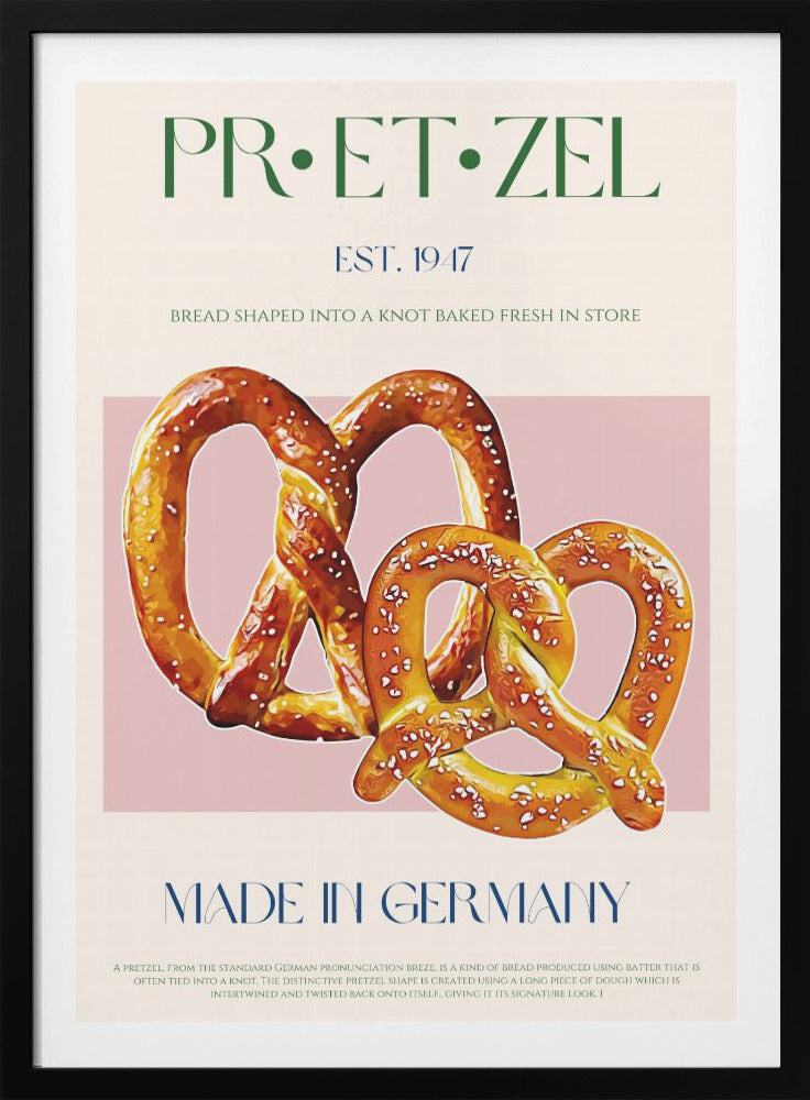 Pretzel Print - Poster / Art Print