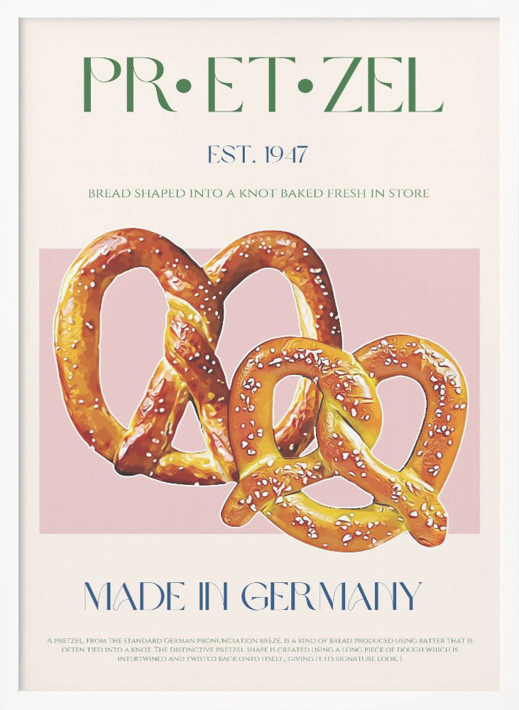 Pretzel Print - Poster / Art Print