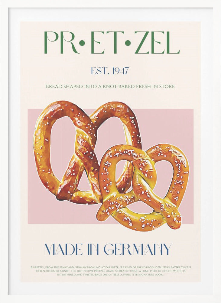 Pretzel Print - Poster / Art Print