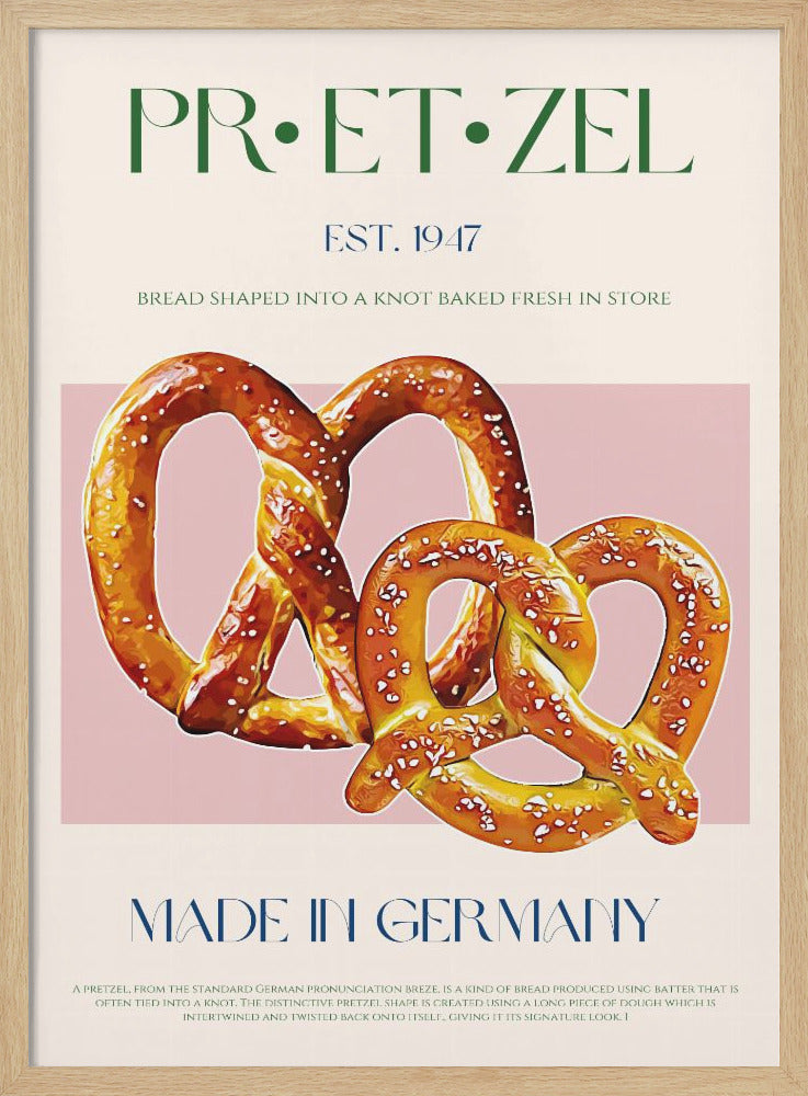 Pretzel Print - Poster / Art Print