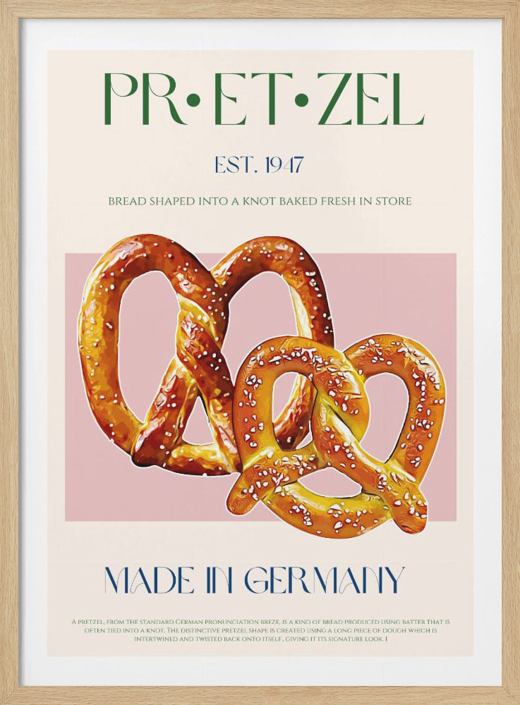 Pretzel Print - Poster / Art Print