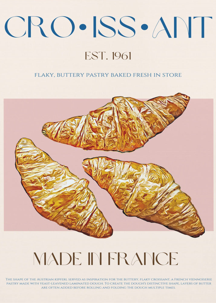 Croissant Print - Poster / Art Print