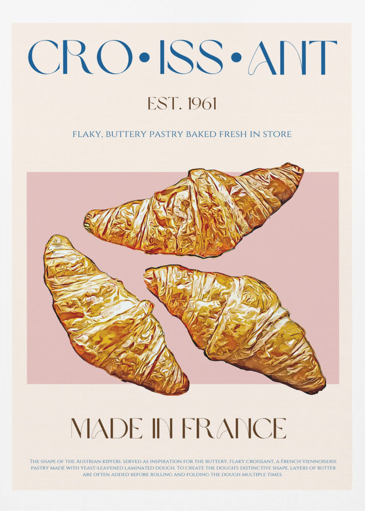 Croissant Print - Poster / Art Print