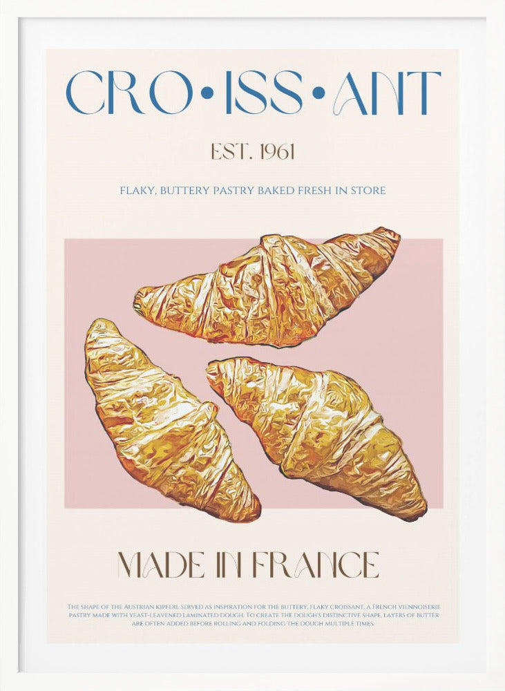 Croissant Print - Poster / Art Print