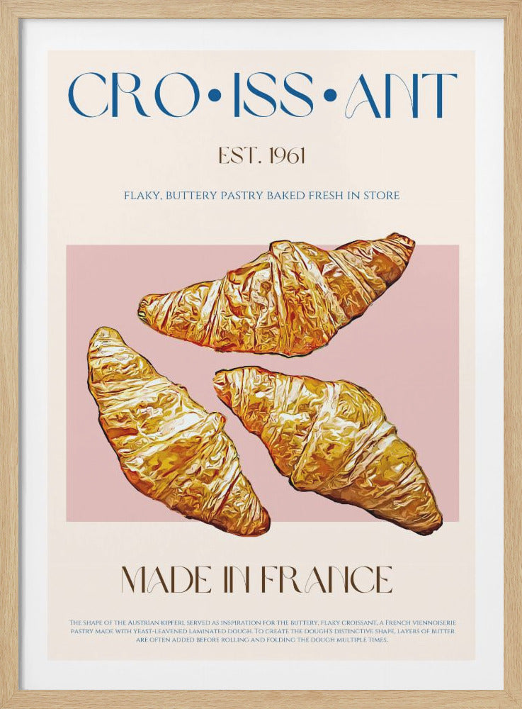 Croissant Print - Poster / Art Print