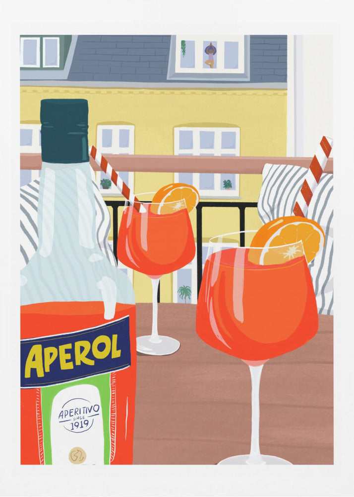 Balcony Hygge - Poster / Art Print