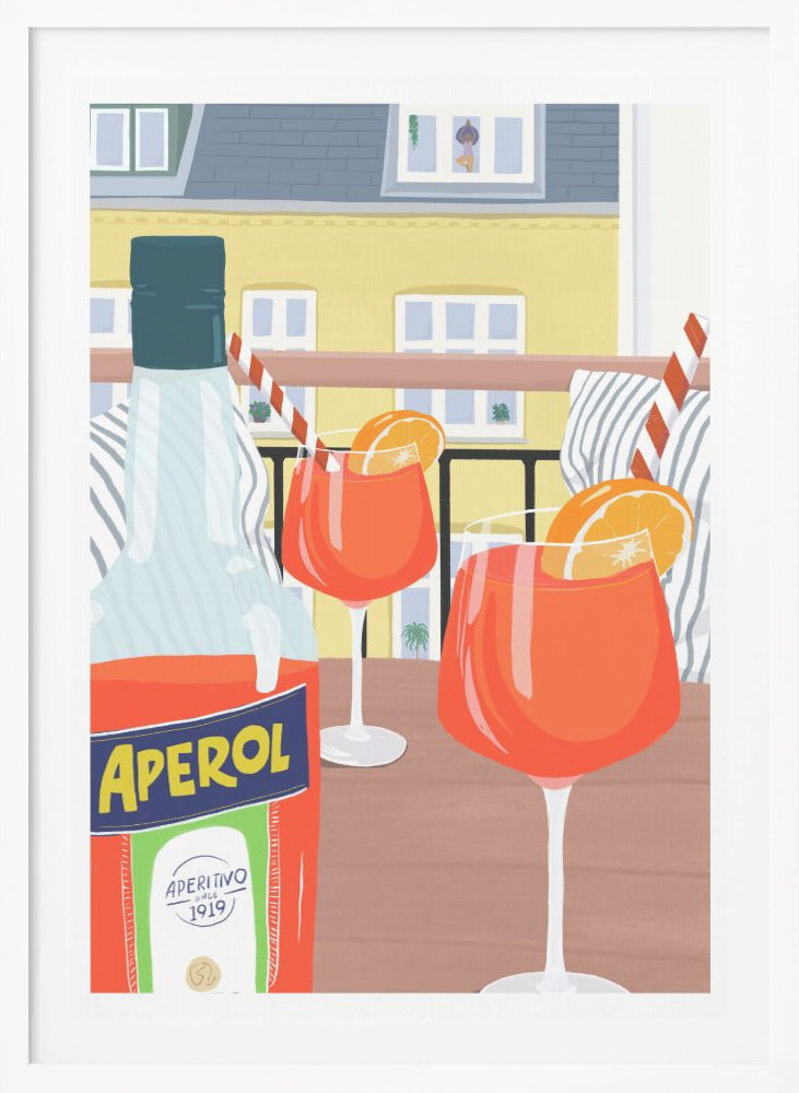 Balcony Hygge - Poster / Art Print