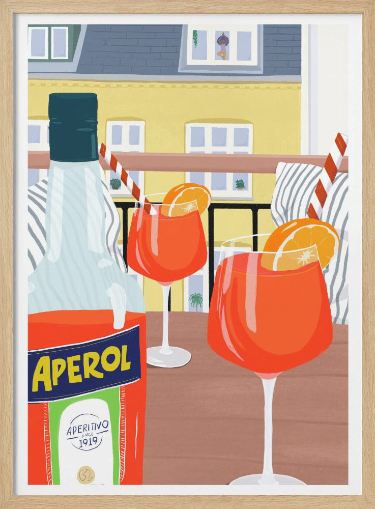 Balcony Hygge - Poster / Art Print
