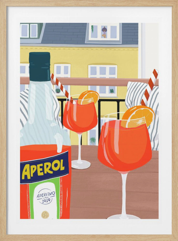 Balcony Hygge - Poster / Art Print