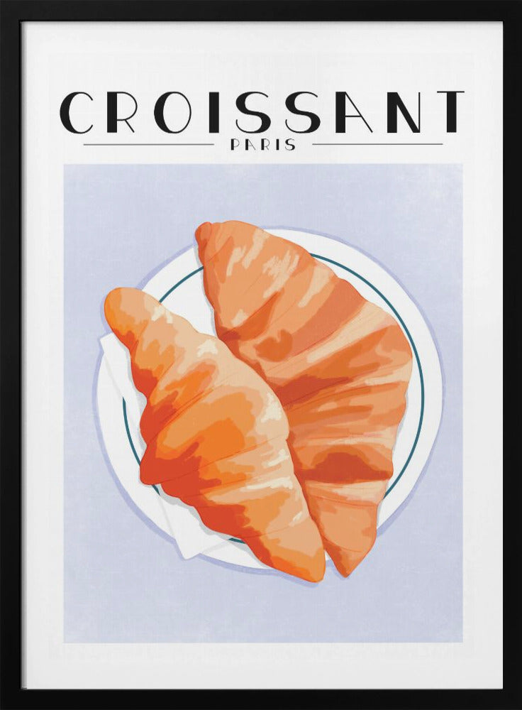 Croissant - Paris - Poster / Art Print