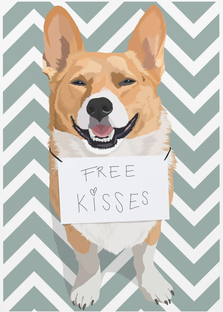 Free Kisses - Poster / Art Print