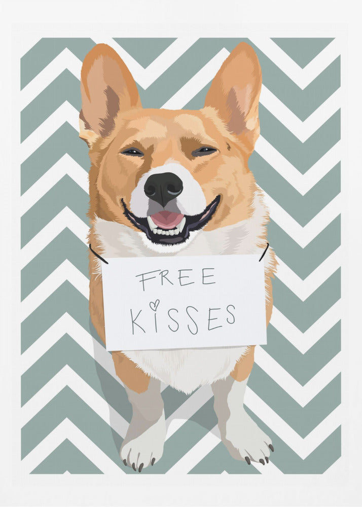 Free Kisses - Poster / Art Print