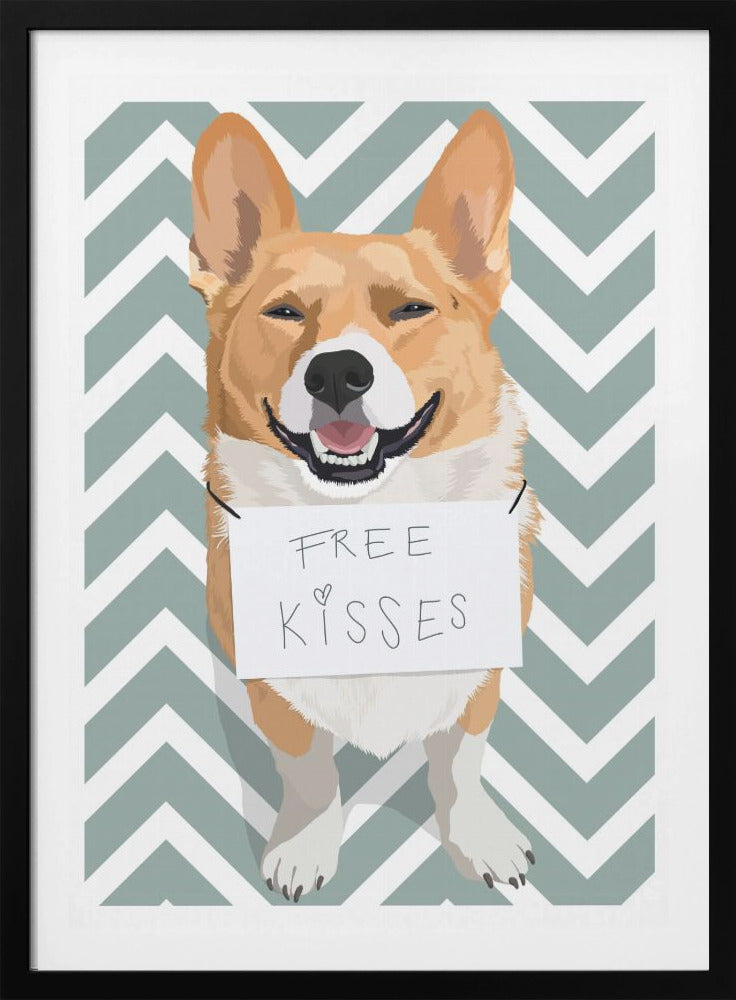 Free Kisses - Poster / Art Print