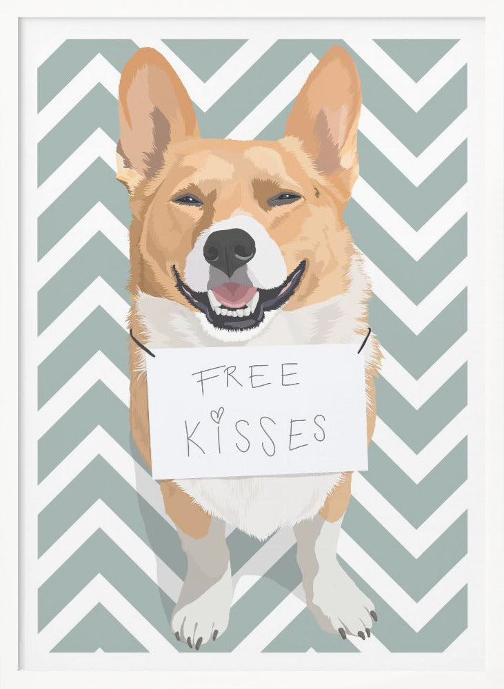 Free Kisses - Poster / Art Print