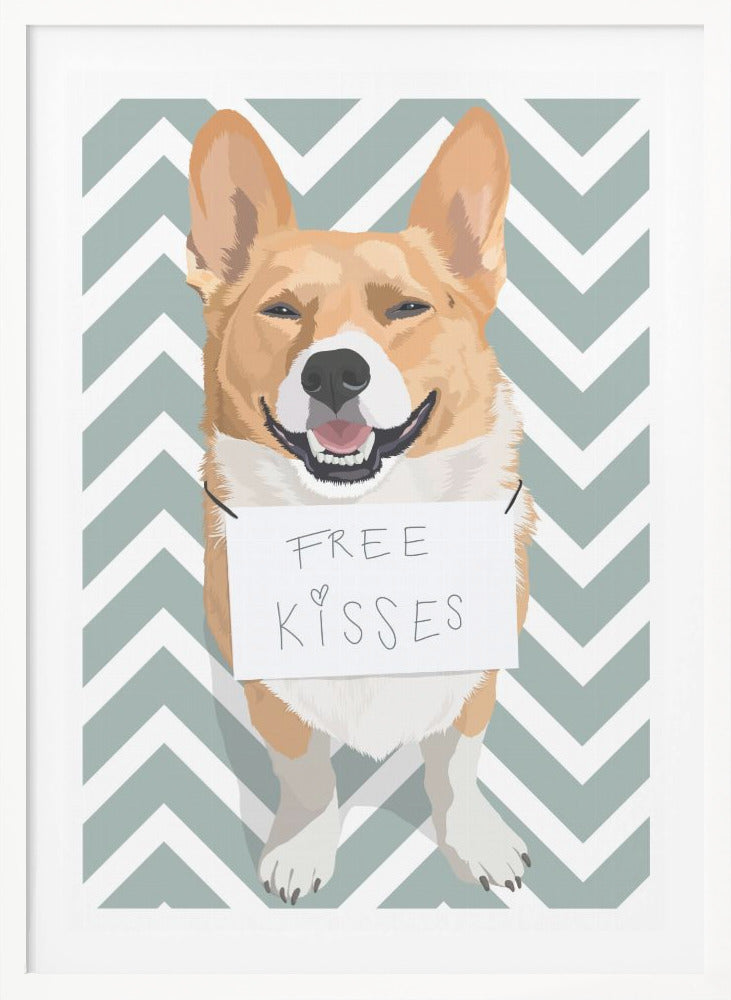 Free Kisses - Poster / Art Print