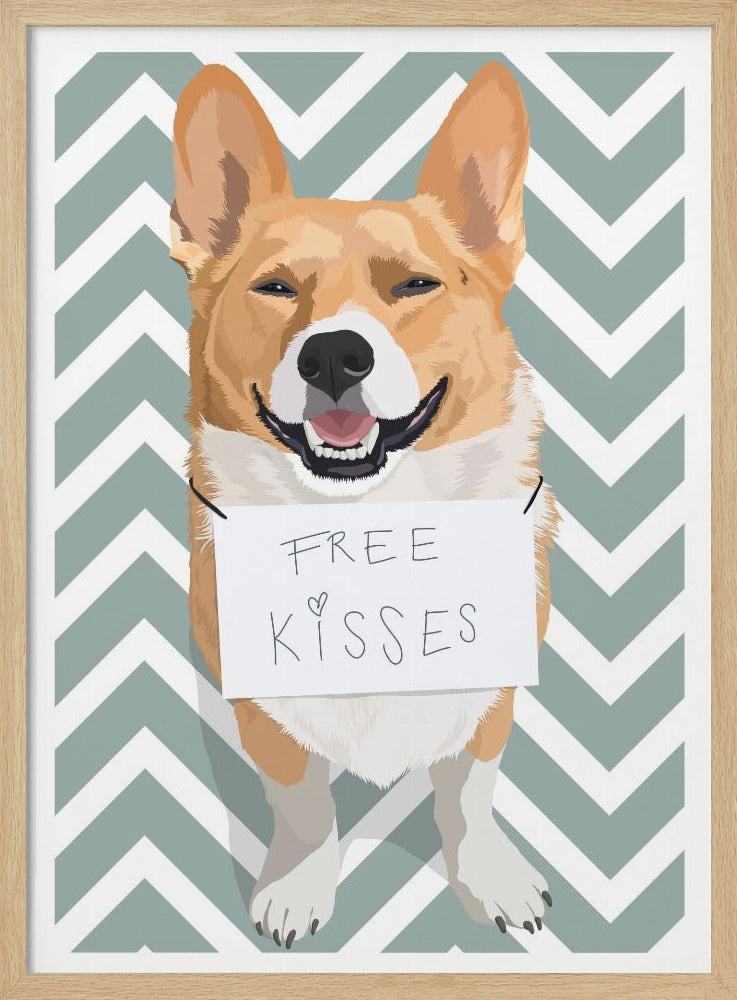 Free Kisses - Poster / Art Print
