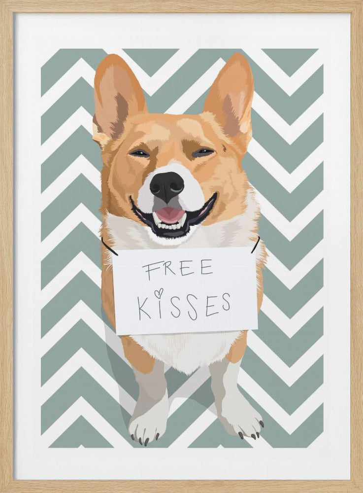 Free Kisses - Poster / Art Print