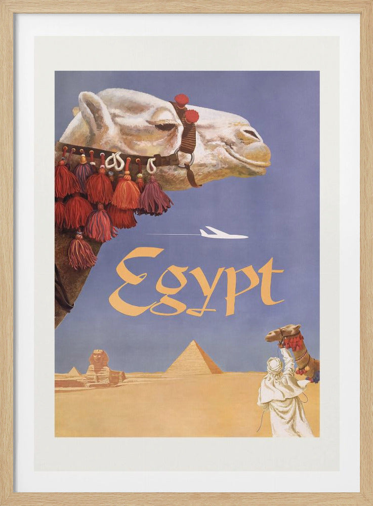 Egypt. Fly Twa (1960) Vintage Poster By David Klein - Poster / Art Print