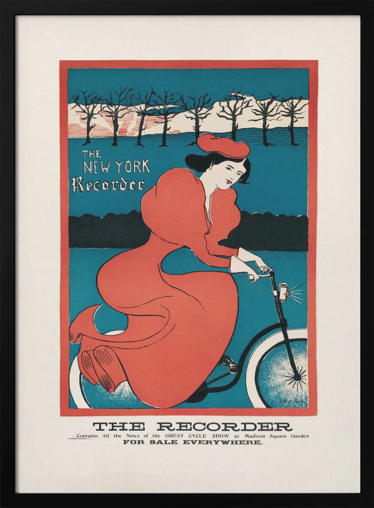 The New York Recorder (1895) By GF Scotson Clark - Poster / Art Print