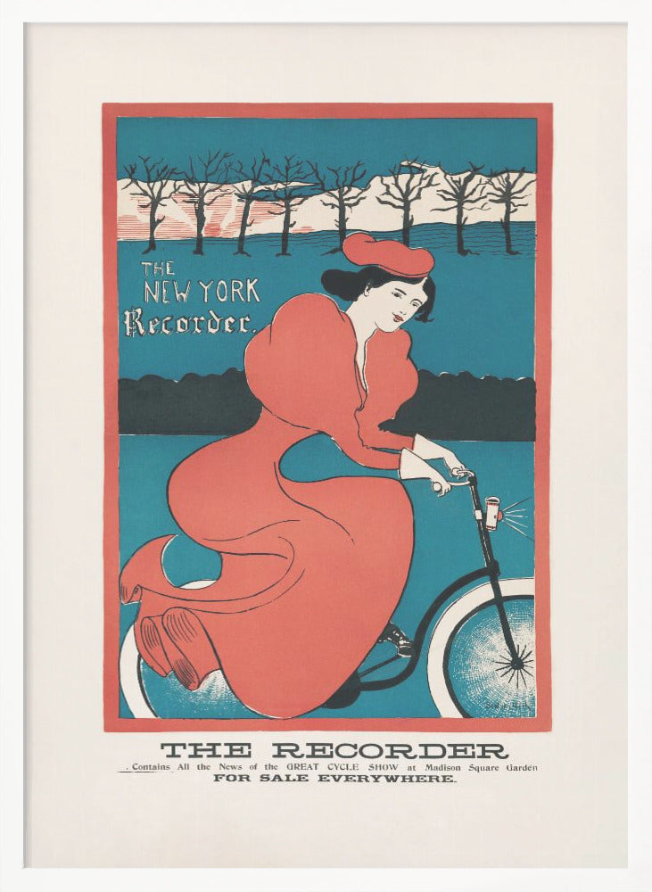 The New York Recorder (1895) By GF Scotson Clark - Poster / Art Print