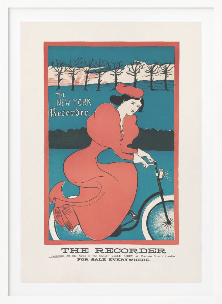 The New York Recorder (1895) By GF Scotson Clark - Poster / Art Print