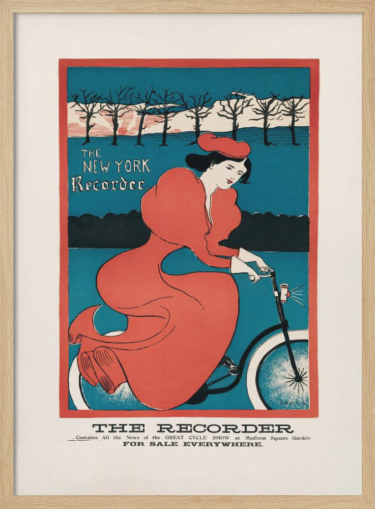 The New York Recorder (1895) By GF Scotson Clark - Poster / Art Print