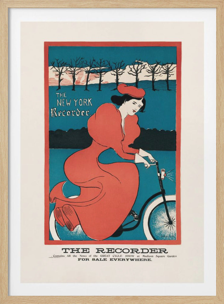 The New York Recorder (1895) By GF Scotson Clark - Poster / Art Print