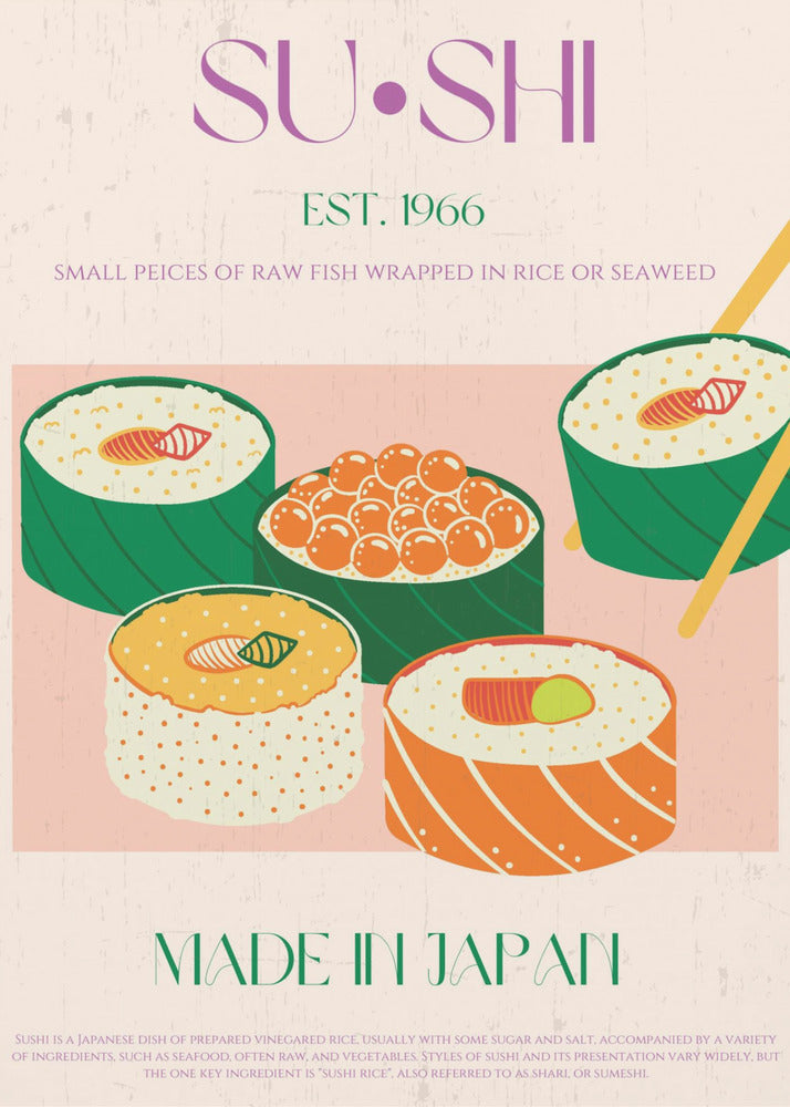 Sushi - Poster / Art Print