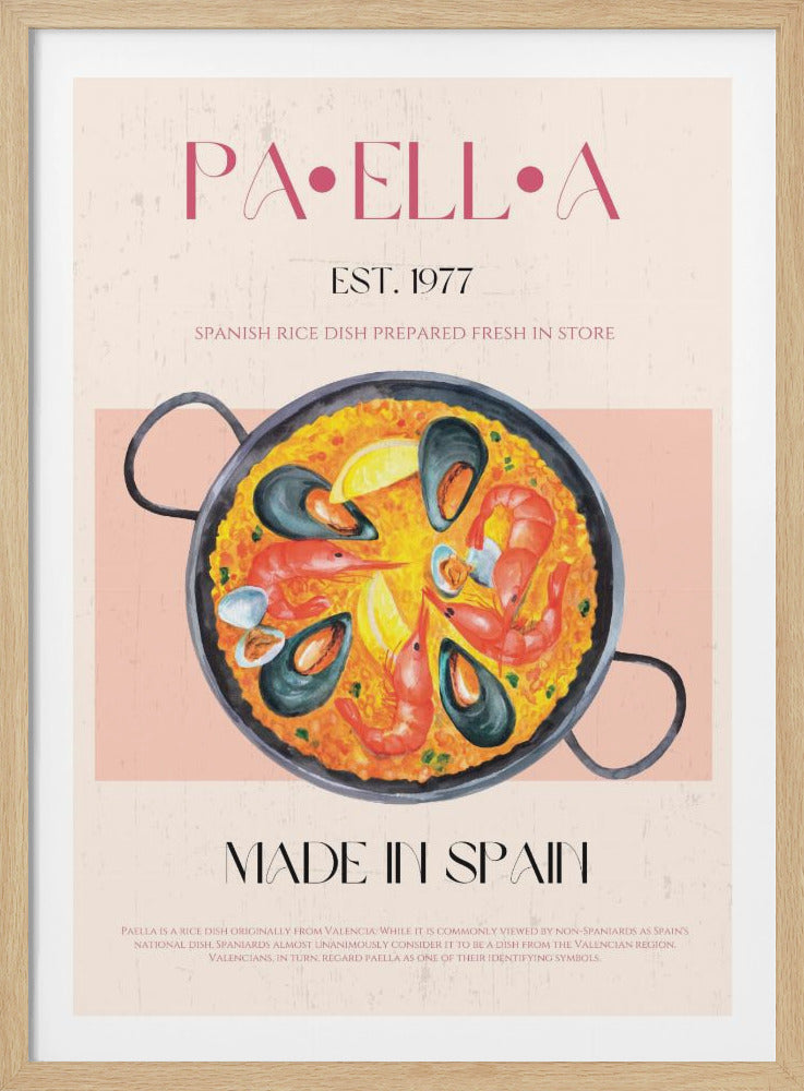 Paella - Poster / Art Print