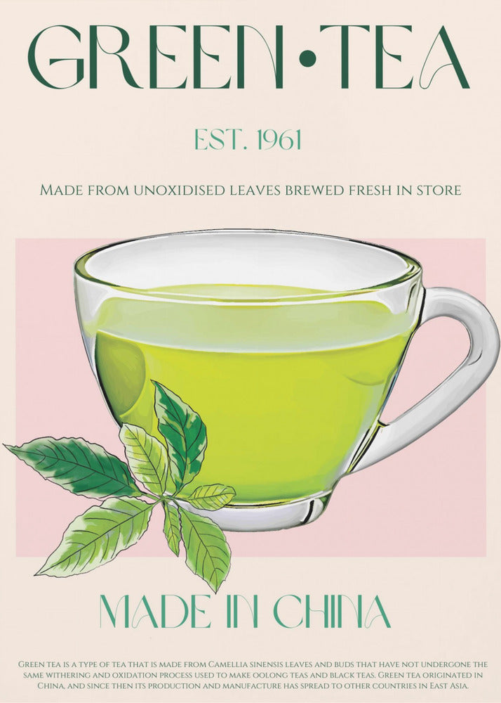 Green Tea - Poster / Art Print