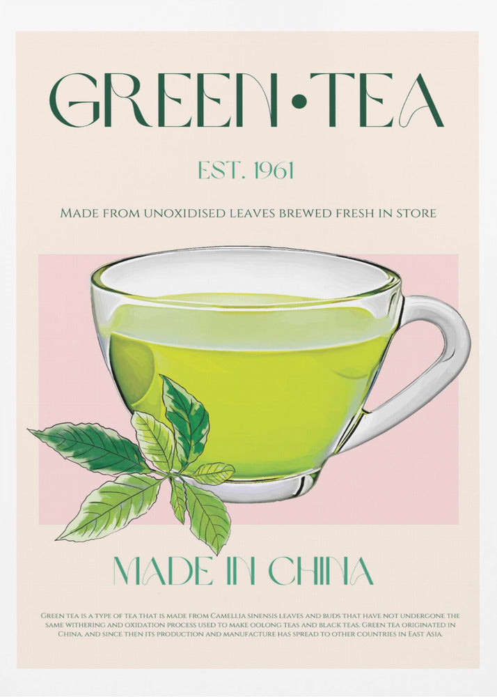 Green Tea - Poster / Art Print