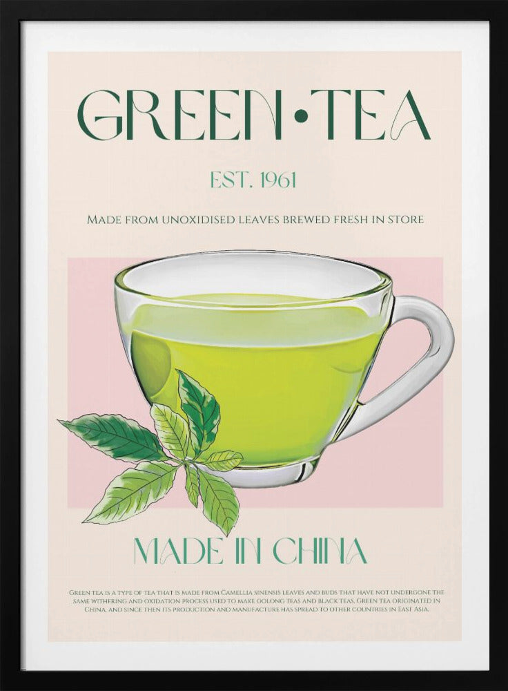 Green Tea - Poster / Art Print