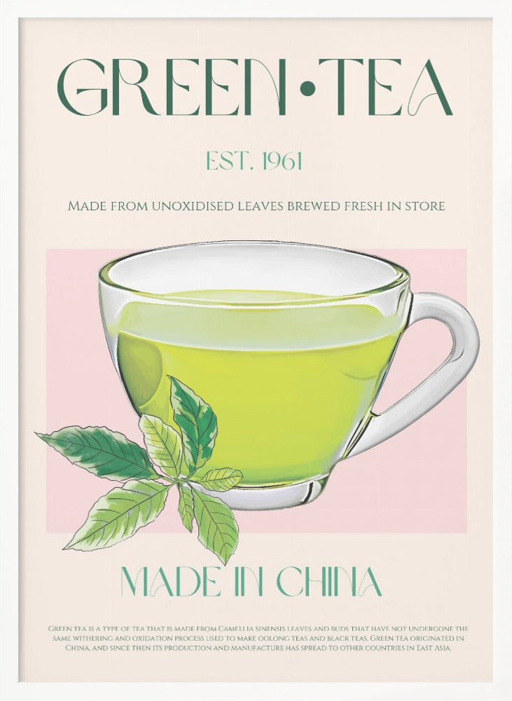 Green Tea - Poster / Art Print