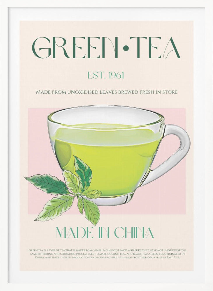 Green Tea - Poster / Art Print