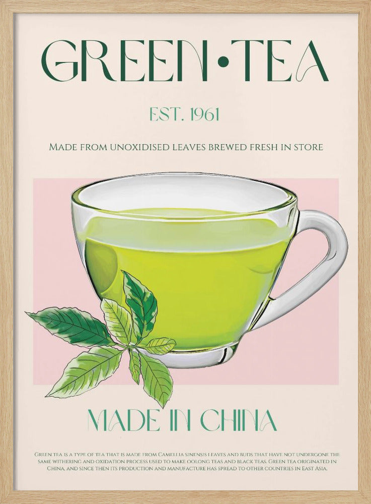 Green Tea - Poster / Art Print