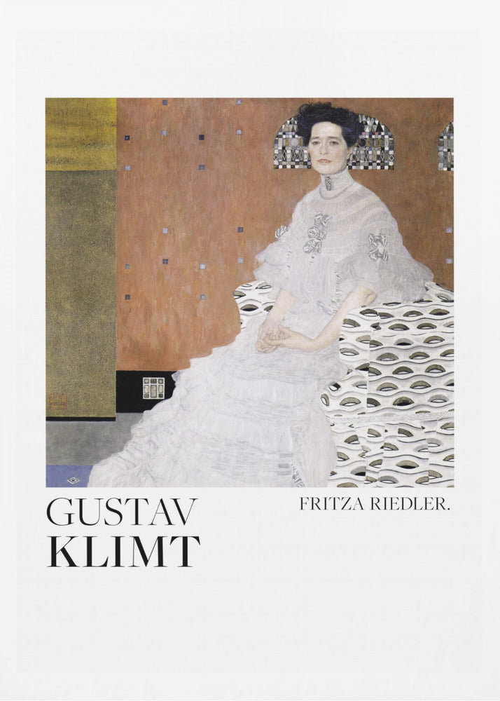 Portrait Fritza Riedler (1906) Poster - Poster / Art Print