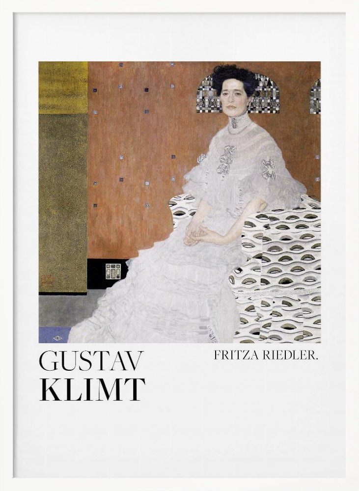 Portrait Fritza Riedler (1906) Poster - Poster / Art Print