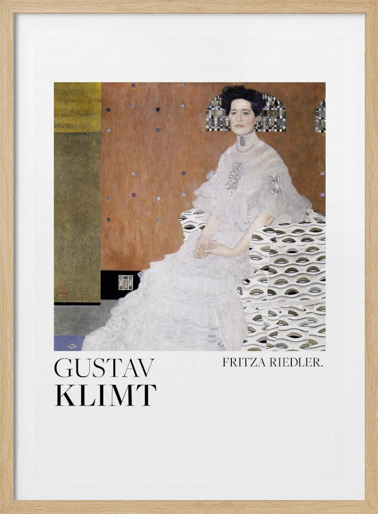 Portrait Fritza Riedler (1906) Poster - Poster / Art Print