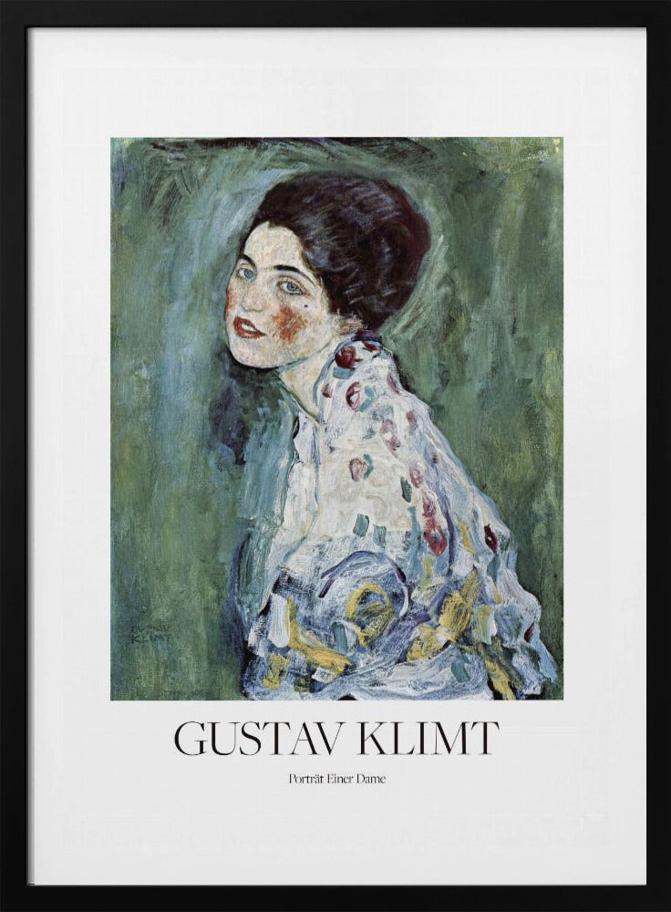 Porträt Einer Dame (1916–1917) Poster - Poster / Art Print