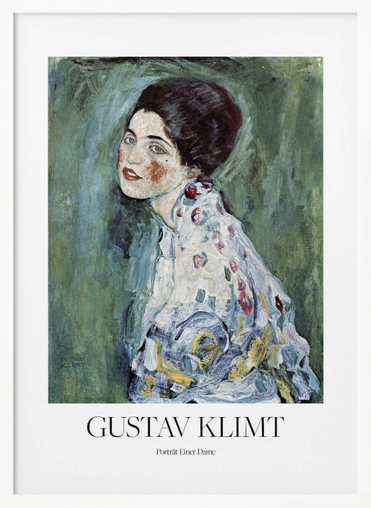 Porträt Einer Dame (1916–1917) Poster - Poster / Art Print