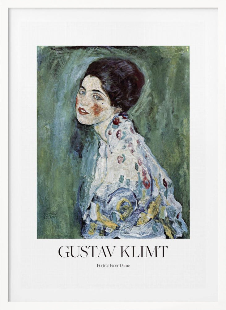 Porträt Einer Dame (1916–1917) Poster - Poster / Art Print