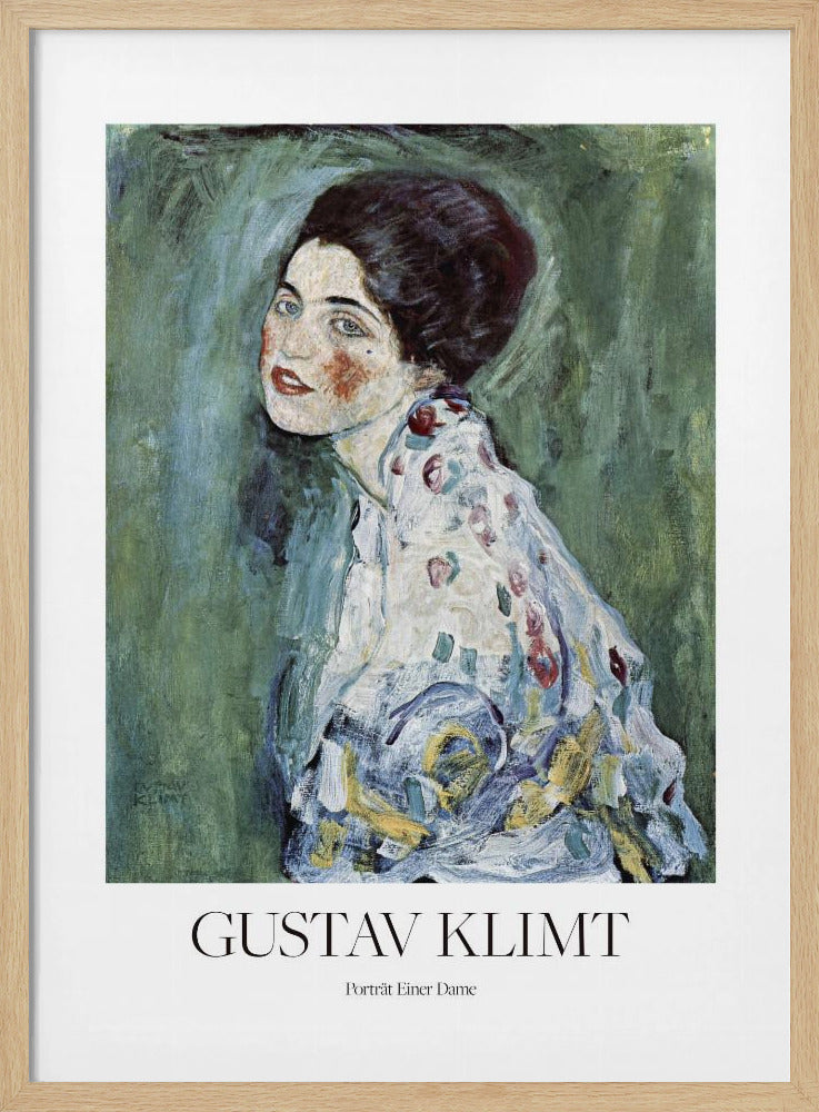 Porträt Einer Dame (1916–1917) Poster - Poster / Art Print